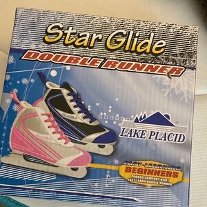 Star Glide Double Runner Skates - Pink